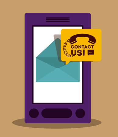 Call center design over beige background,vector illustrationのイラスト素材