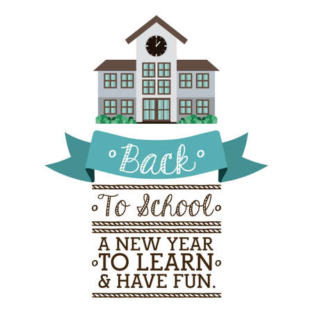 School design over white background,vector illustrationのイラスト素材