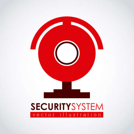 Security design over white background,vector illustrationのイラスト素材