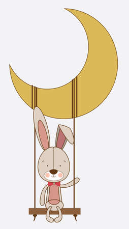 Animals design over white background, vector illustration.のイラスト素材