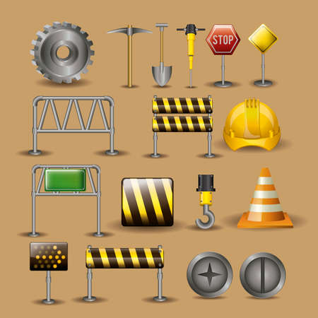 Tools design over beige background,vector illustration.のイラスト素材