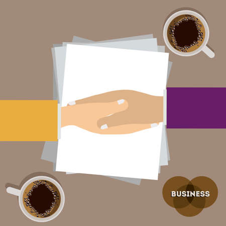 Business design over gray background,vector illustration.のイラスト素材
