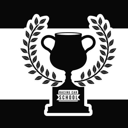 Racing design over white background,vector illustration.のイラスト素材