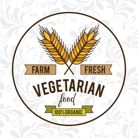 Food design over white background,vector illustration.のイラスト素材