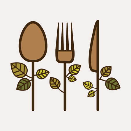 Food design over white background,vector illustration.のイラスト素材