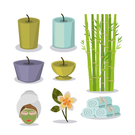 Spa design over white background,vector illustration.のイラスト素材