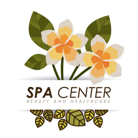 Spa design over white background, vector illustration.のイラスト素材