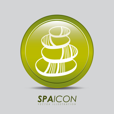 Spa design over gray background, vector illustration.のイラスト素材