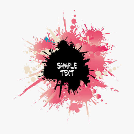 Splash design over white background, vector illustration.のイラスト素材