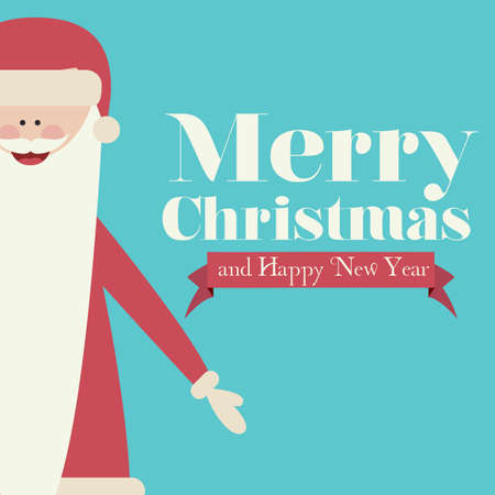 Christmas design over blue background, vector illustration.のイラスト素材