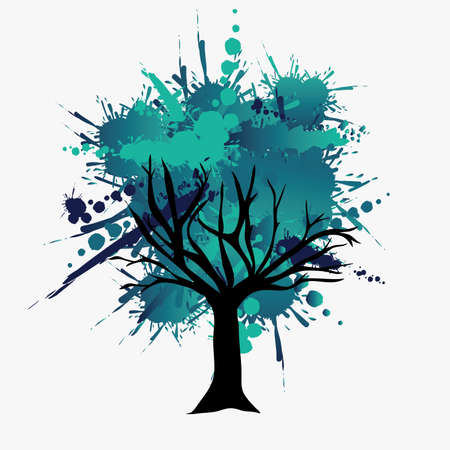 Splash design over white background,l vector illustration.のイラスト素材