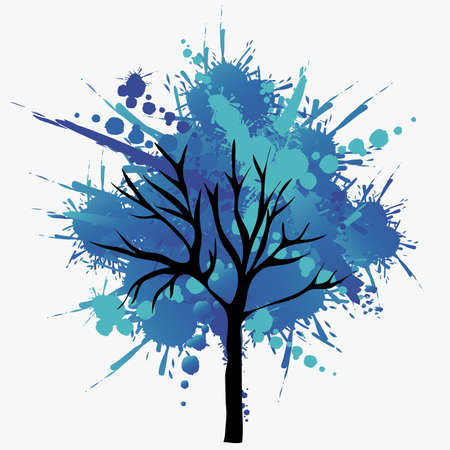 Splash design over white background, vector illustration.のイラスト素材