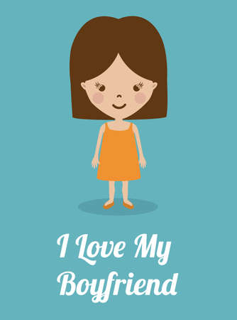 Love design over blue background, vector illustration.のイラスト素材
