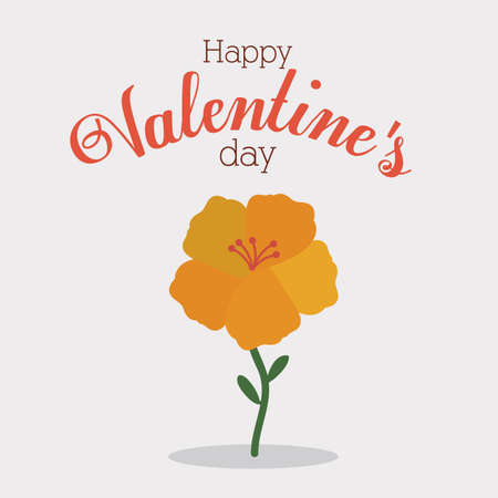 Romantic design over white background, vector illustration.のイラスト素材