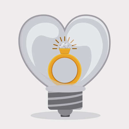 Romantic design over white background, vector illustration.のイラスト素材