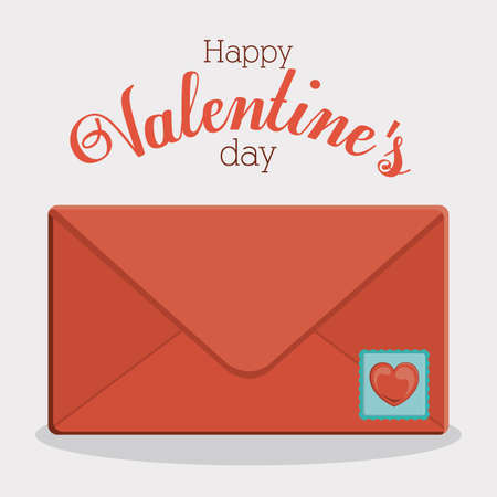 Romantic design over white background, vector illustration.のイラスト素材