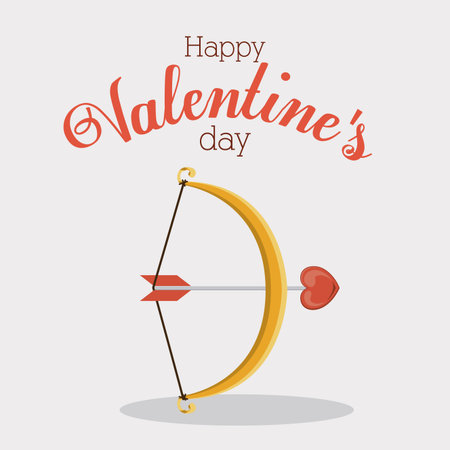 Romantic design over white background, vector illustration.のイラスト素材