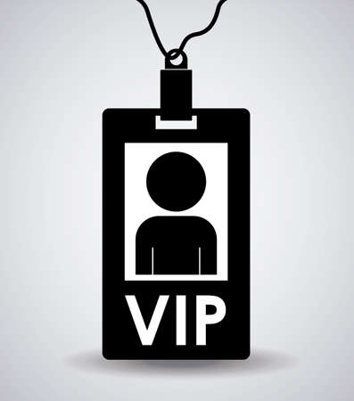 VIP design, vector illustration.のイラスト素材