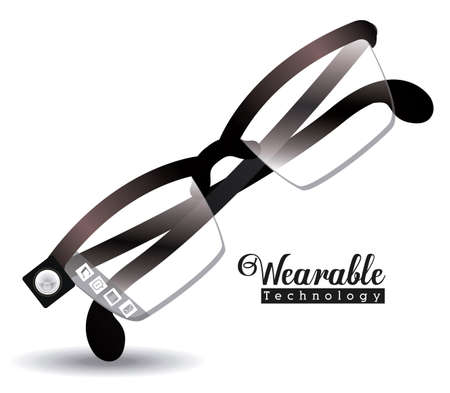 Technology design over white background, illustration.のイラスト素材