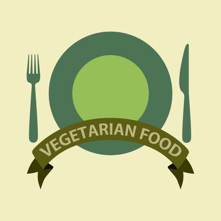 Food design over beige background, illustration.のイラスト素材