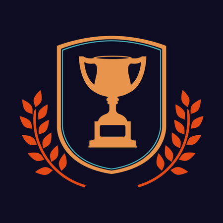 Sports design over black background, vector illustration.のイラスト素材