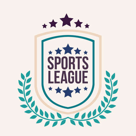 Sports design over white background, vector illustration.のイラスト素材
