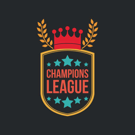 Sports design over black background, vector illustration.のイラスト素材