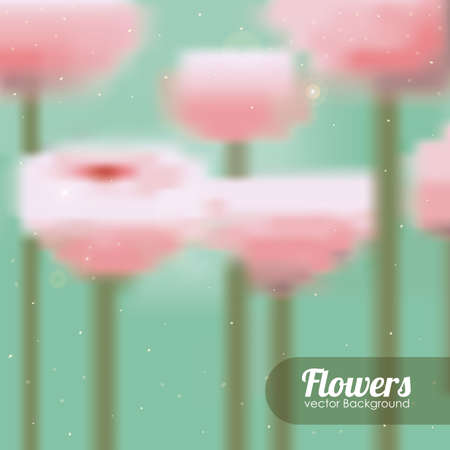 Flowers design, vector illustration.のイラスト素材