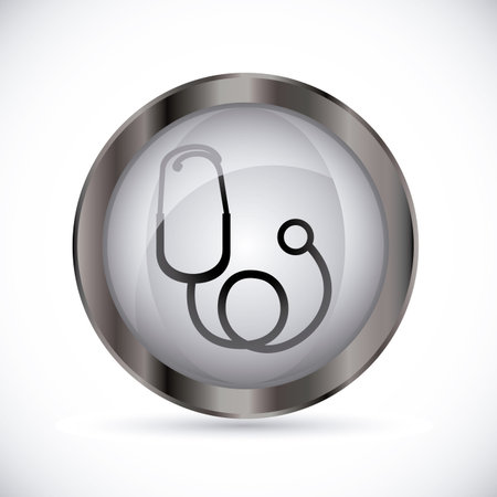 Medical design over white background, vector illustration.のイラスト素材