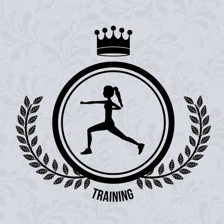 Sport design over white background, vector illustration.のイラスト素材