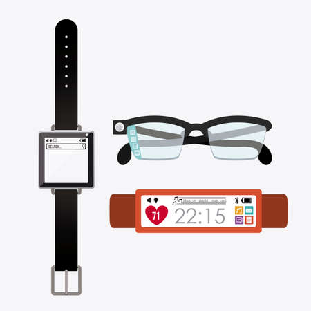 Technology design over white backgroundのイラスト素材