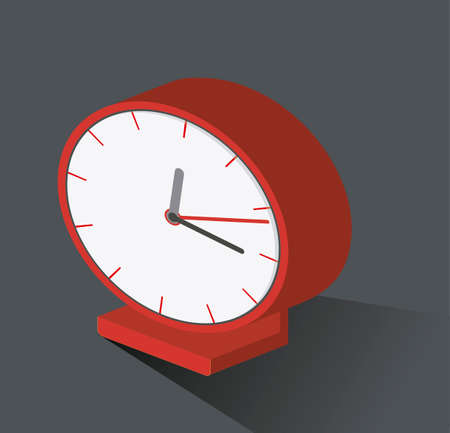 Time clock design over gray backgroundのイラスト素材