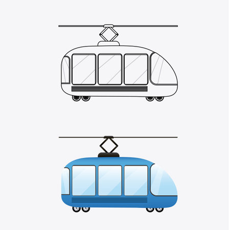 transpport, truck, car, desing over white background, vector illustrationのイラスト素材