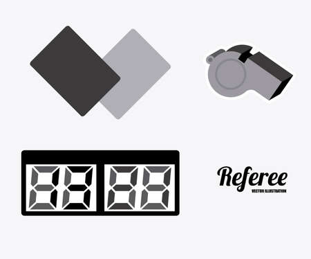 referee desing over white background vector illustration.のイラスト素材
