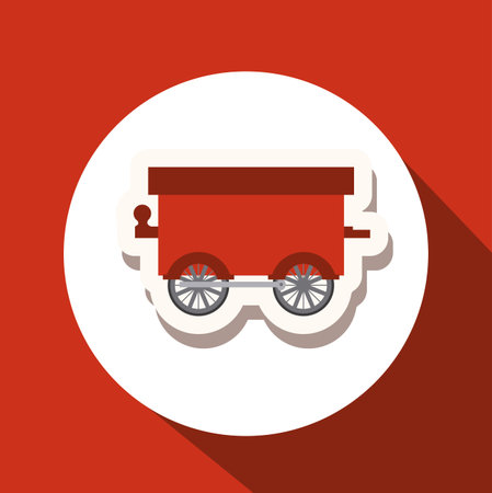 boy, toys, desing over red background, vector illustration.のイラスト素材