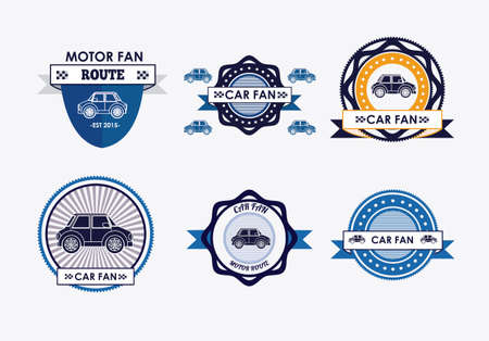 transpport, truck, car, desing over white background, vector illustrationのイラスト素材