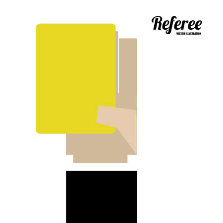 referee desing over white background vector illustration.のイラスト素材