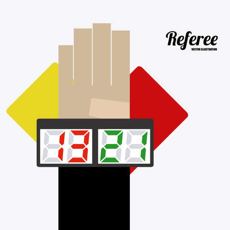 referee desing over white background vector illustration.のイラスト素材