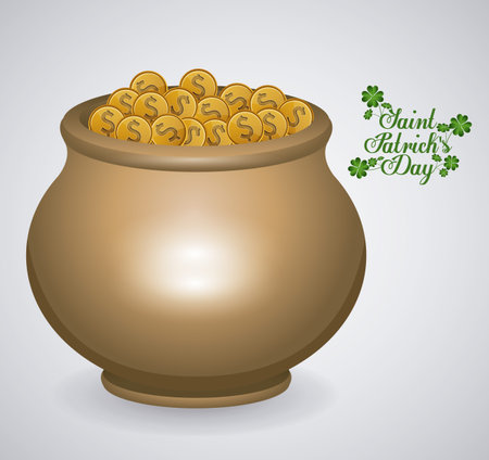 St patricks day design, vector illustration.のイラスト素材