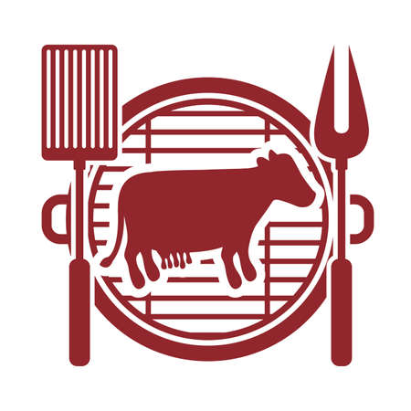 barbecue design, vector illustrationのイラスト素材