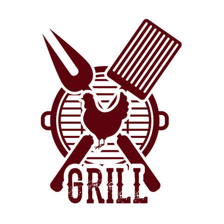 barbecue design, vector illustrationのイラスト素材