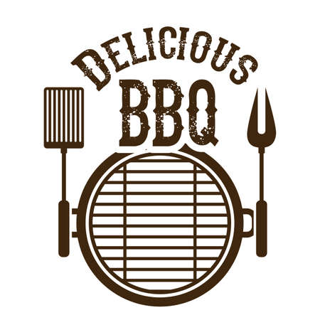 barbecue design, vector illustrationのイラスト素材
