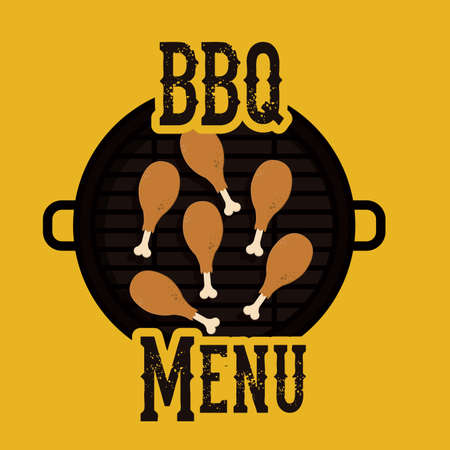 barbecue design, vector illustrationのイラスト素材
