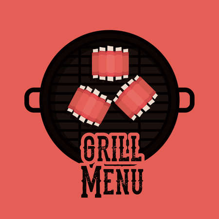 barbecue design, vector illustrationのイラスト素材