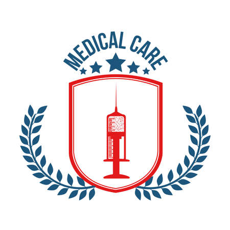 Medical and Healthcare design, vector illustrationのイラスト素材