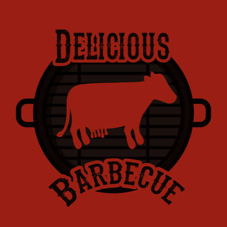 Barbecue design, vector illustrationのイラスト素材