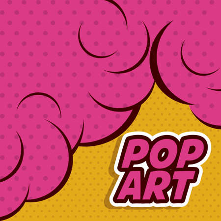 Pop art design, vector illustrationのイラスト素材