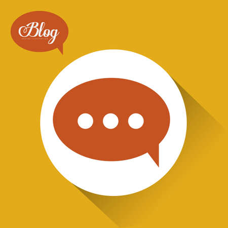 Blog design, vector illustrationのイラスト素材