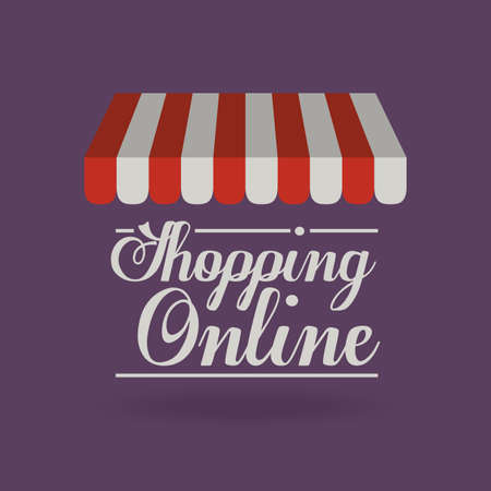 Shopping online design, vector illustrationのイラスト素材