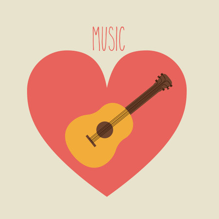 Music, vector illustrationのイラスト素材